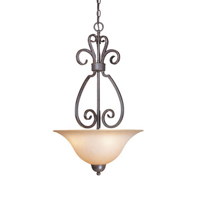 Nettie 3 Light Shaded Drum Chandelier Nettie 3 Light Shaded Drum Chandelier